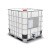 玛仕福 IBC吨桶集装储水桶罐 化工塑料桶 1000L方静电阀门吨桶白色(加厚）