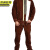 XG京州实邦 棕色有内衬上衣+裤子+长款牛皮手套 加厚牛皮耐高温电焊皮衣皮裤JZSB-9220