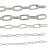 304不锈钢链条无缝铁链条长环短环晾衣链铁锁链起重链铁链子 短环8mm1米