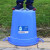 大号垃圾桶户外塑料环保酒店餐厨工业商用圆形带盖大容量收纳水桶 100型(60升)+盖 (蓝色)