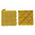 金诗洛 KSL1014 悬浮地垫 地毯 地板 拼接塑料防滑脚垫 单块25*25cm黄色 要多少拍多少