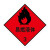 稳斯坦 WST4017 货车运输危险品标识牌 铝板警示货物化学有毒液体有害气体标识贴 6.1有毒品6类