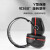 得力（deli）隔音耳罩防噪音耳罩降噪耳机工业级专业头戴式睡眠防降噪音神器 防噪音耳罩 DL523012(红)
