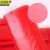 京洲实邦 红色40*60cm/100只 加厚透明手提式背心袋一次性外卖打包方便袋JZSB-HKHF01