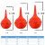 京斯坦 红色橡胶吹气球橡胶洗耳球吹尘球清洁吹尘器皮吹洗耳球   大号90ml 