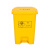 加厚医疗废物专用垃圾桶医疗诊所医院黄色脚踏款式15L20L30L40L60 灰色20L长315宽260高400mm