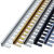 铝合金瓷砖收口木地板金属极窄简约收包边条L型直角接缝装饰压条 8mm  哑银色 2.7米
