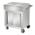 易美丽诺 CT-559 不锈钢调料车商用厨房餐厅调料台多功能移动小推车 加厚拉门款（带12缸）