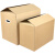 适用于搬家纸箱子快递打包装神器收纳整理盒超硬特大号纸壳箱子批 超硬无扣手 5层(约6MM) 5个装[50*40*40]