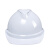 懒牛国标安全帽工地ABS V型豪华加厚透气-白色电力建筑领导用头盔
