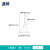 玻璃漏斗三角漏斗实验室化学大口径短颈长颈锥形小号30 60 75 90 三角漏斗75mm(短) 1个