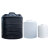 加厚塑料水塔储水罐大号水箱工地蓄水桶pe立式水箱5/8/10吨牛筋桶 0.5吨 500L高