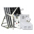 利顺大型220v风光市电互补全套光伏发电太阳能发电机 8000W工频市电互补发电 (支
