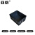 亚岳防静电周转箱电子元件物料盒黑色多规格方型PP塑料箱胶框 545*420*240mm