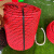 定制高空作业绳安全绳耐磨涤纶绳外墙滑板绳蜘蛛人专用吊板绳高空 高端中国红14mm/每米