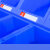 良至 组合式斜口零件盒 货架零件盒五金分类盒组合式加厚工具盒组合式零件盒物料盒 蓝色520*350*190mm