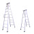 登月（DENGYUE）人字铝合金合页梯  DYH5 工程用双面梯叉梯广告梯 折叠梯便携 人字合页梯 3米