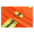 金固牢 KCAA-110 分体环卫雨衣雨裤套装 安全反光警示双层清洁工路政园林 双条橘色2XL