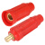 急先锋 DKJ/DKL中式欧式快速连接器 电焊机电缆线接头快插快接插座耦合器 红色 中式35平方连接器  插头