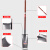 简梓挖山药神器多功能挖树铲锰钢加厚钢农用铲子户外挖土铁锹铁铲挖坑 窄口山药铲尖头（单头）