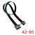 Micro HDMI 弯头标准航拍相机云台单反山狗FPC平板航拍高清转接线 A4-D4 0.05m