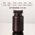 高密度聚 HDPE塑料瓶30/250ml棕色白色样品化学试剂瓶分装瓶 HDPE塑料瓶125ml 棕色1个 比克