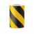 齐誉 交通安全警示反光膜胶带 黑黄100cmX25mX1卷