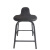 华科扬创 防静电凳子圆凳椅子车间工作椅流水线四脚凳加高 45CM 高 （皮革双圈面）