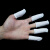 棉布防护工业劳保加厚耐磨薄手指套白色透气防汗布手指头套 布手指套300只 均码男士女士都可以戴