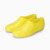 普力捷 短筒雨鞋加厚防滑防水黄色胶鞋996低帮黄色（没加棉）39