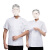 比鹤迖 BHD-2927 短袖透气厨师服工装 白色[袖背全网]L 1件