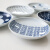 日本进口 波佐见烧 蓝丸纹碗碟套装十件套 餐盘套装 碗5件盘5件共十件套 Rakuten