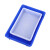 冰禹 BY-669 塑料方盘 蓝白色周转箱 养殖盒 塑胶周转浅盘  1号蓝（615*400*125）