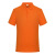 曼睩 橙色 工作服可定制logo工装短袖棉polo衫团建文化衫t恤P-01