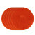 白云 百洁垫大理石抛光垫打蜡起蜡片洗地机清洁垫 17寸红色垫（5片装） 清洁洗地
