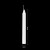 百舸 应急照明蜡烛 直杆蜡圆柱停电应急长蜡烛（十支装）白色 2*20cm ZA2074