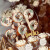 甜甜圈摆台架子森系支架板婚礼冷餐摆件亚克力甜品台冰淇淋展示架定制 组合双层8孔冰淇淋架子