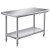 诺安跃 不锈钢操作台案板工作台 双多层不锈钢桌子 双层加厚 不锈钢工作台 50x50x80cm 3天