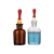 玻璃滴瓶 牙科药水滴药瓶 滴瓶头吸管 透明分装精油瓶 化学实验室 白滴瓶头【适用于120ml滴瓶】