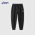 亚瑟士（asics）春季男童针织长裤打底裤舒适吸湿速干透气 001黑色 110cm