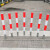 钢管镀锌预埋警示柱道路路桩防撞柱停车桩隔离立柱直埋警示桩 固定立柱76x750x2.0红白贴膜