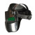 海斯迪克 电焊面具 自动变光防烤脸头戴式面罩HKsq-692 不变光黑色 