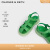 CHARLES&KEITHCK9-71850018儿童复古编织低跟罗马凉鞋 Green绿色 31码