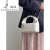 袋鼠（KANGAROO）小众设计感珍珠手提包包女2024新款感链条斜挎包小清新饺子包 米白色
