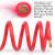 金龙羽 国标铜芯电线电缆单芯多股软线BVR 4平方电线100米/卷 红色