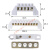 零线端子排  桥型接线排 5位10位零线排接地铜排5孔10孔并线器配电箱6*9端子排MSY 10位(锌合金)