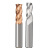 奥佐 C550钨钢波刃波纹钢铝用粗皮合金平底立铣刀涂层4刃开粗铣刀  钢用粗皮4F-20.0×20.0×100L 