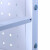 纳仕徳 BS-793 多功能小货架  机油展示货架 超市展架置物架存储架 蓝色80*30*170四层（带高边）