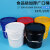 加厚塑料桶胶桶涂料桶油漆化工18L20L水桶25公斤带盖密封圆桶白色 18/20升平盖（默认白色） 本店专用