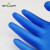 尚和手套(SHOWA)清洁防水手套 PVC耐油防滑无衬贴手160 日本品牌蓝色L码 300482
